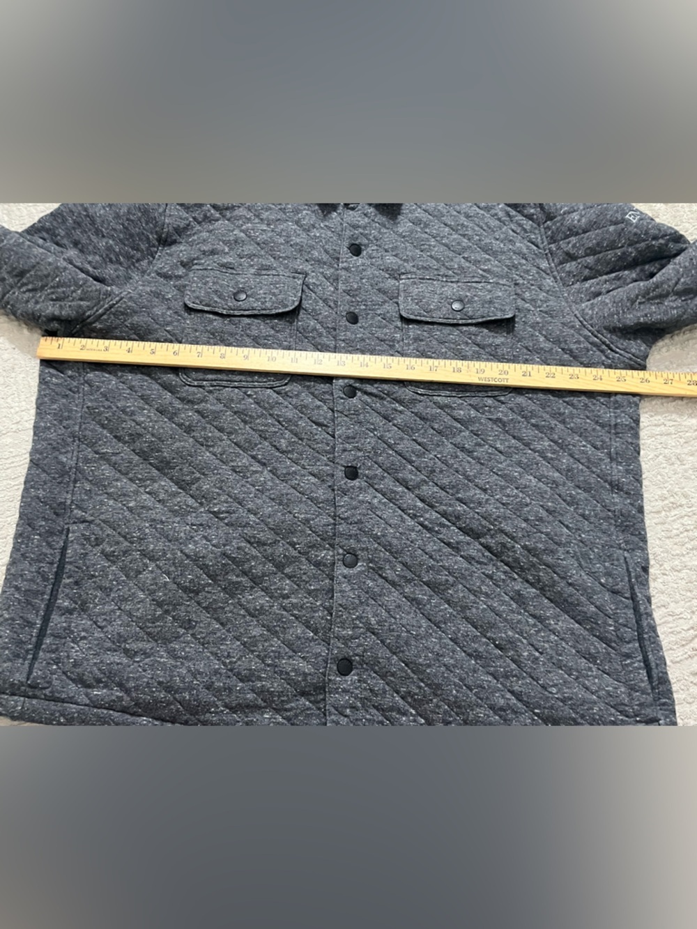 Faherty Epic Quilted Shirt Jacket - Embroidered - Picture 11 of 11